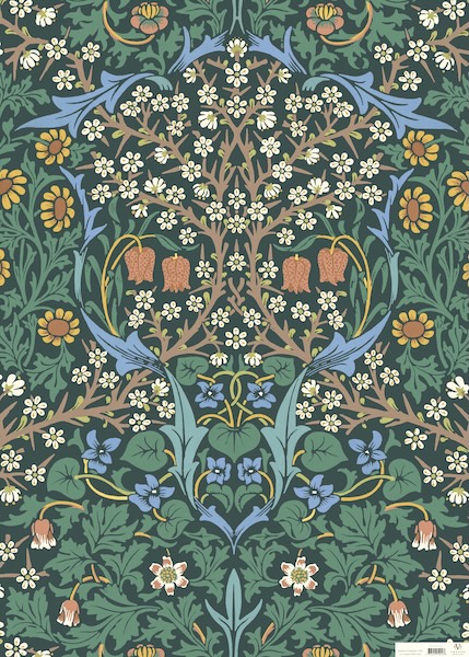 William Morris Wrap-Blackthorn