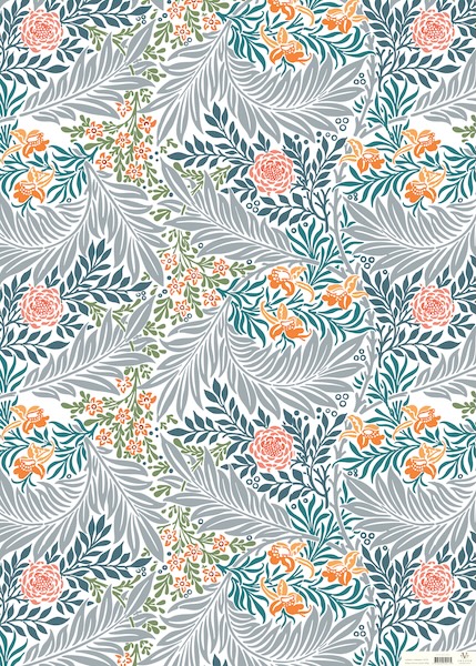 William Morris Wrap-Larkspur