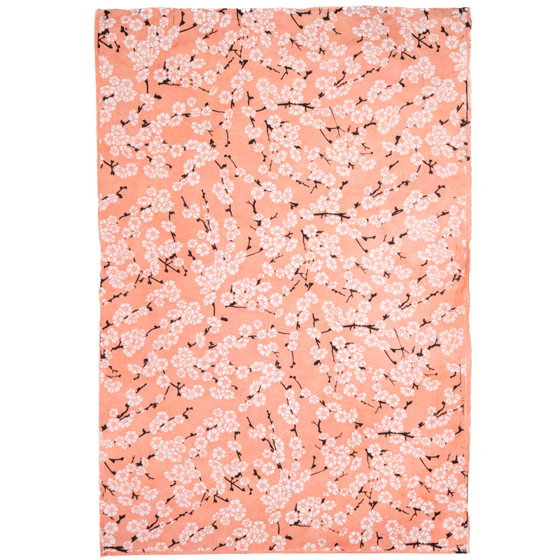Wrap-Blossom White On Pink