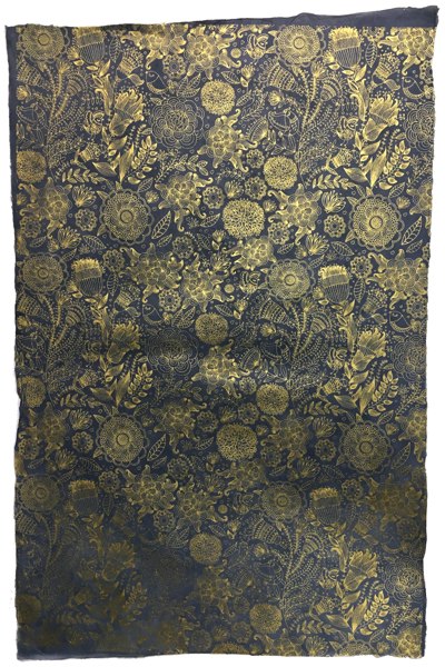 Wrap-Art Decor Gold On Navy