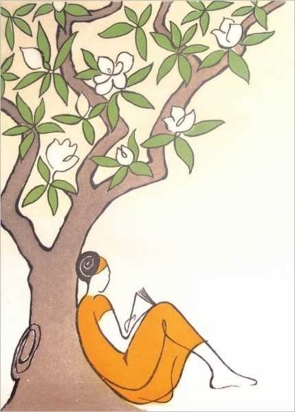 Card-Magnolia Tree