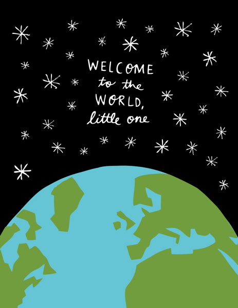 Card-Welcome To The World