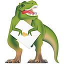 3D Card-Dinosaur-Rex