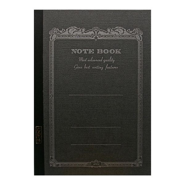 CD Notebook-B5 Lined Black