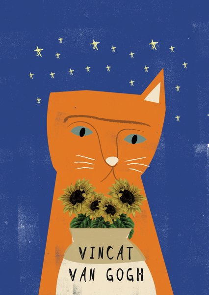 Card-Vincat Van Gogh