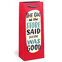 Wine Gift Bag-Guy At The Store