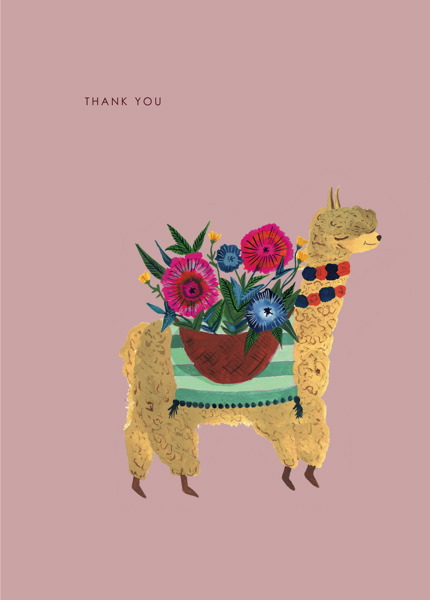 Card-Alpaca Thank You