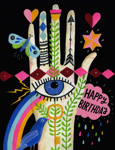 Card-Rainbow Hand