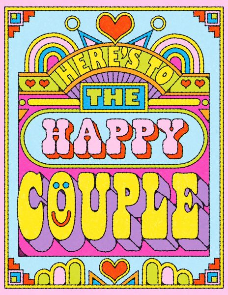 Foil Card-Happy Couple