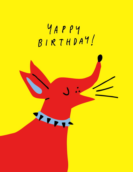 Card-Yappy Birthday