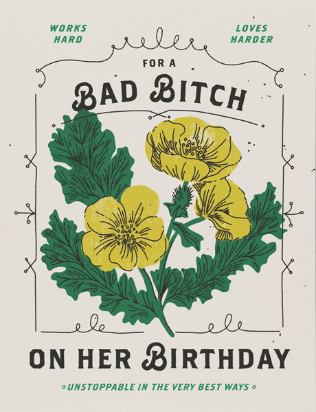 Card-Bad Bitch