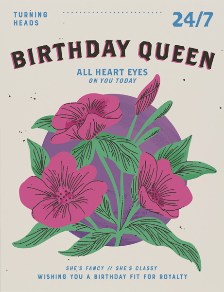 Card-Birthday Queen