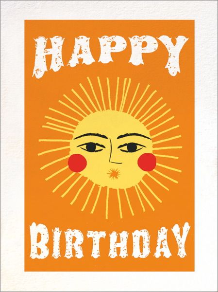 Card-Birthday Sunshine