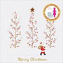 Christmas Card Wallet-BCNA-Merry Santa