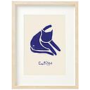 Art Print-Cattise Blue
