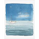 Foil Card-Holiday Sailboat