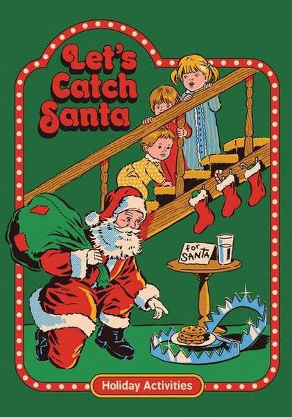 Card-Let's Catch Santa