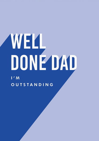 Card-Well Done Dad