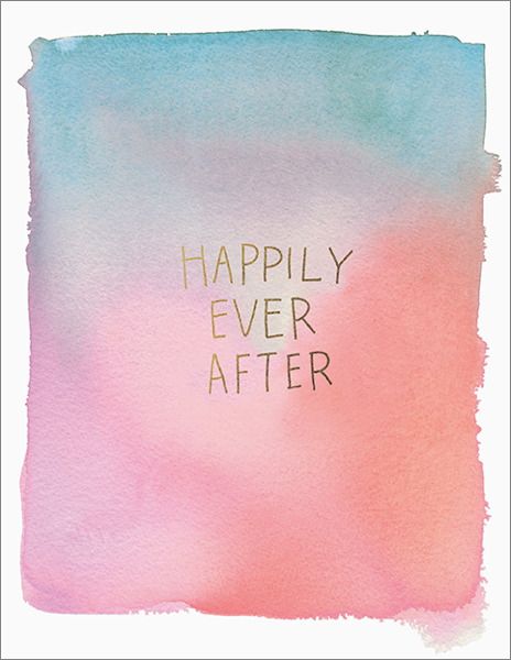 Foil Card-Happily Ever After