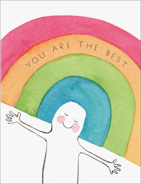 Card-Rainbow head