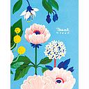 Card-Blue Floral Thank you