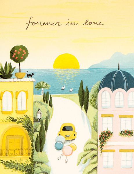 Foil Card-Forever in Love Wedding