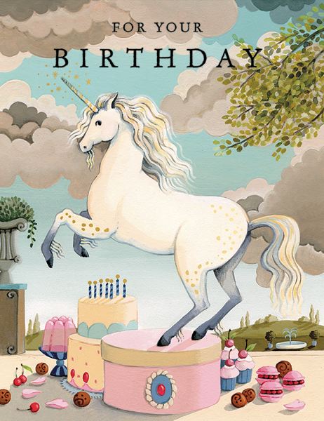 Foil Card-Unicorn Birthday