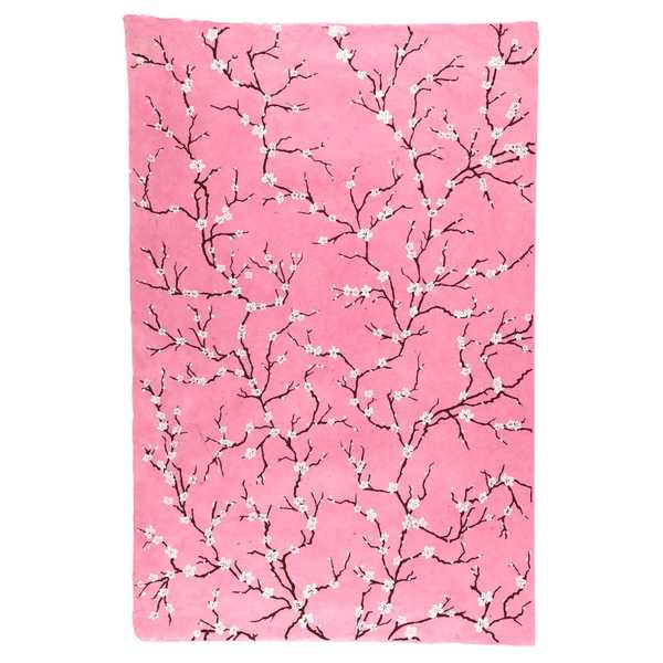 Wrap-Peach White/Choco On Pink