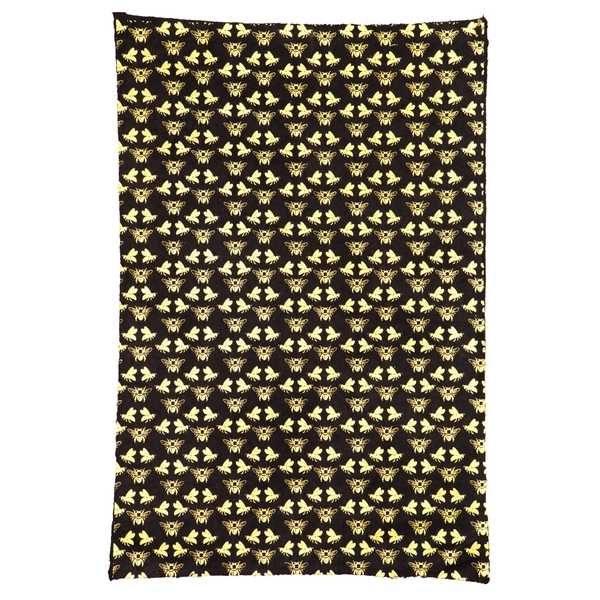 Wrap-Bees Gold On Black