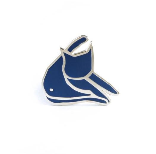 Enamel Pin-Catisse Blue