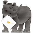 3D Card-Hippo-Ronny