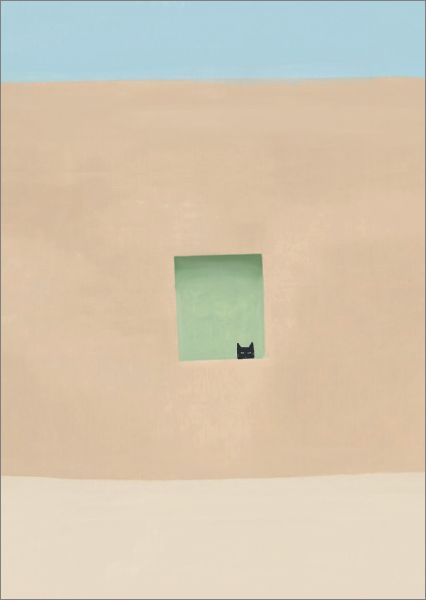Card-Georgia O’Cat Green Door