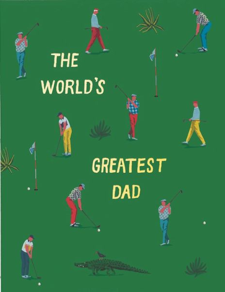 Foil Card-Golf Dad