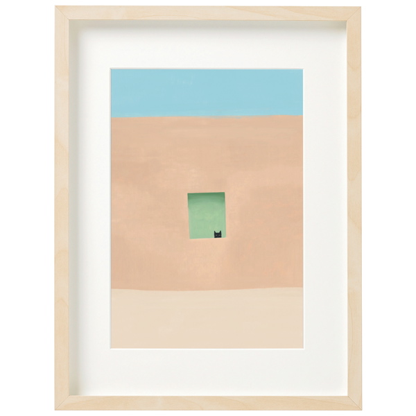 Art Print-Georgia O'Cat Green Door
