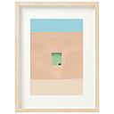 Art Print-Georgia O'Cat Green Door