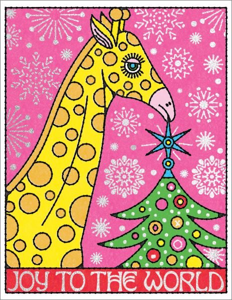 Foil Card-Giraffe Topper