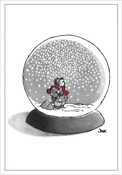 Card-Man In Snowglobe