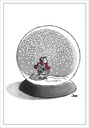 Card-Man In Snowglobe