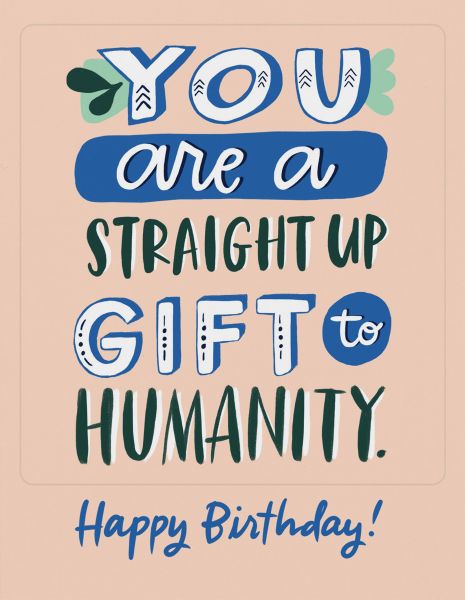 Sticker Card-Gift To Humanity