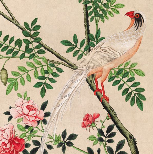 Card-Oriental Birds & Flowers 1