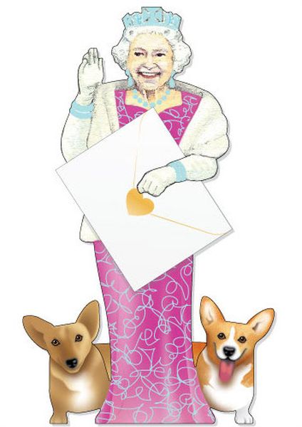 3D Card-The Queen