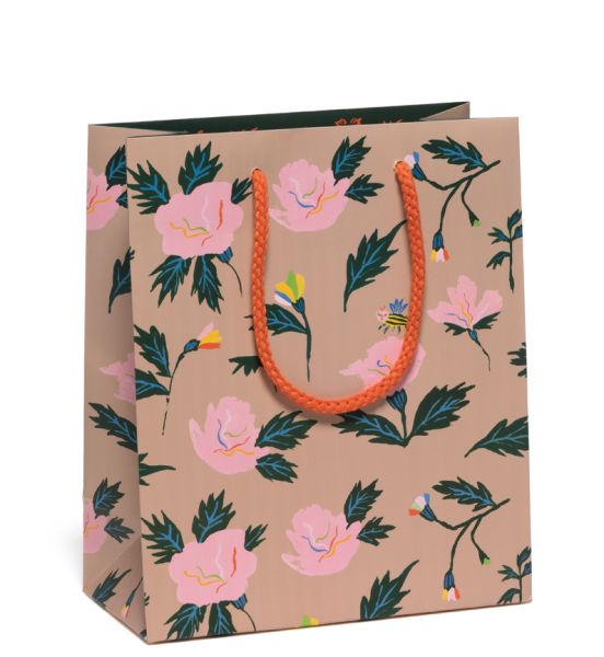 Gift Bag Medium-Rainbow Roses