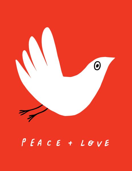 Card-Peace & Love