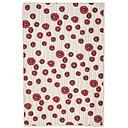 Wrap-Japanese Art Red and Black on Brown