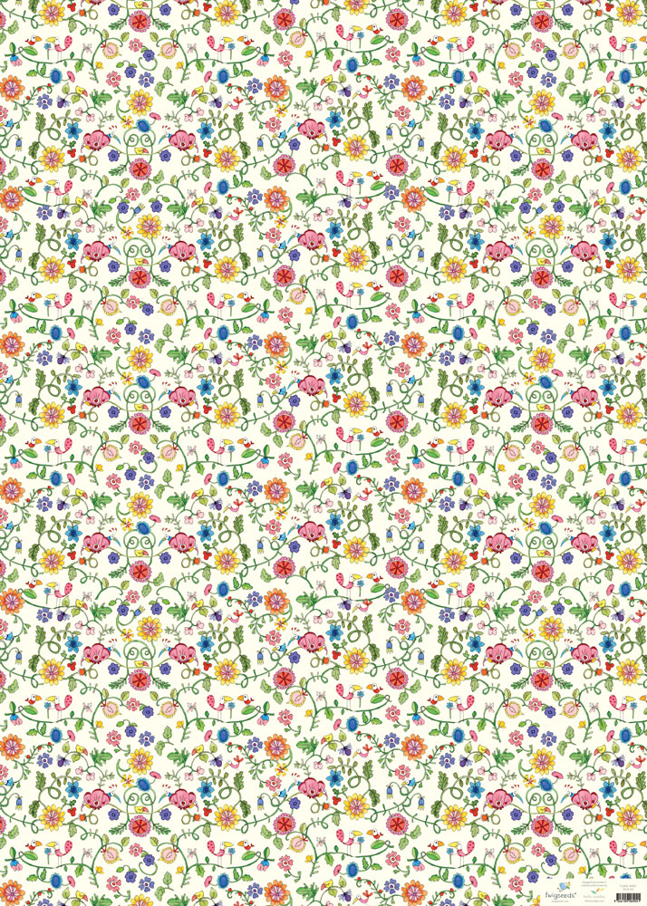 Wrap-Floral Birds