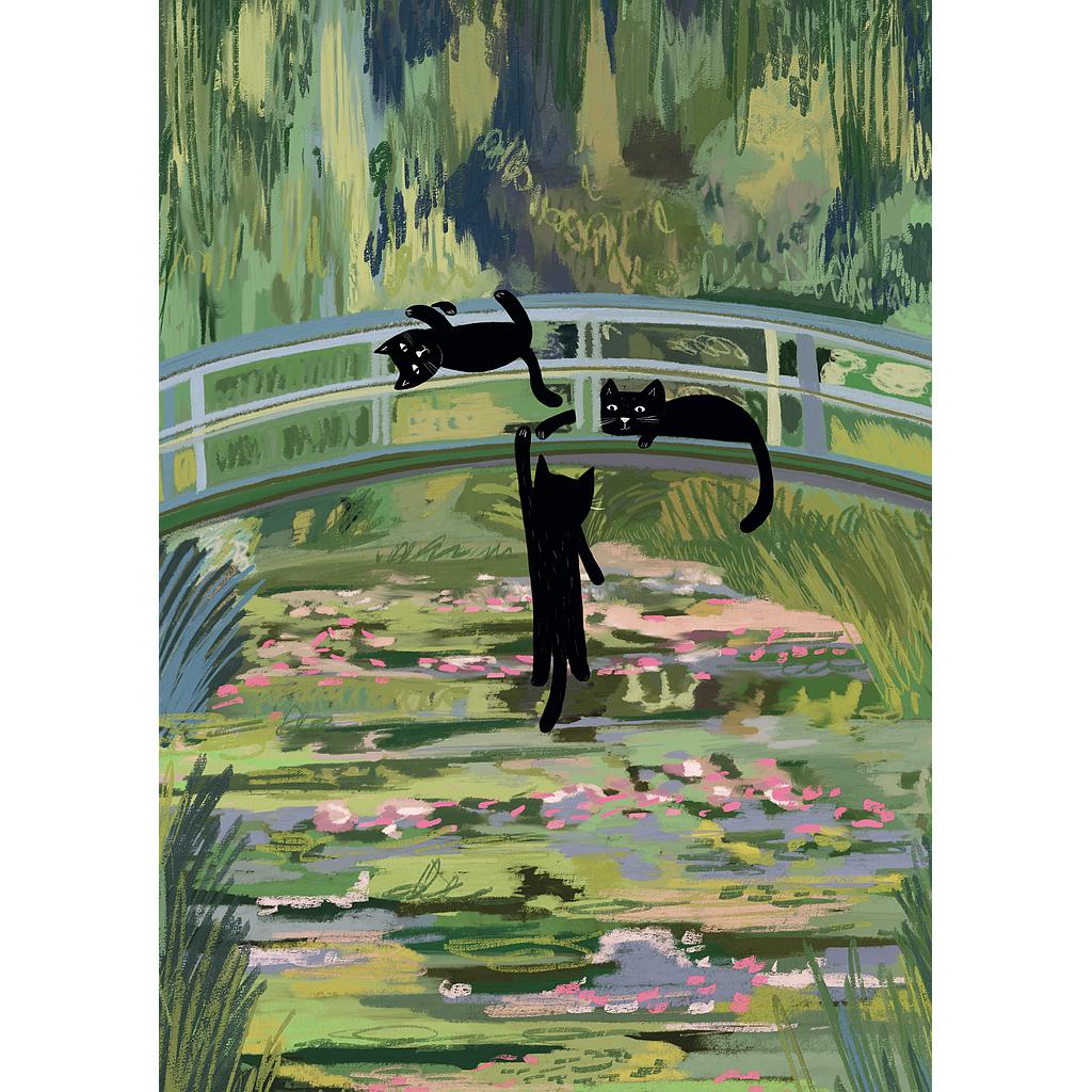 Card-Clawed Monet Bridge