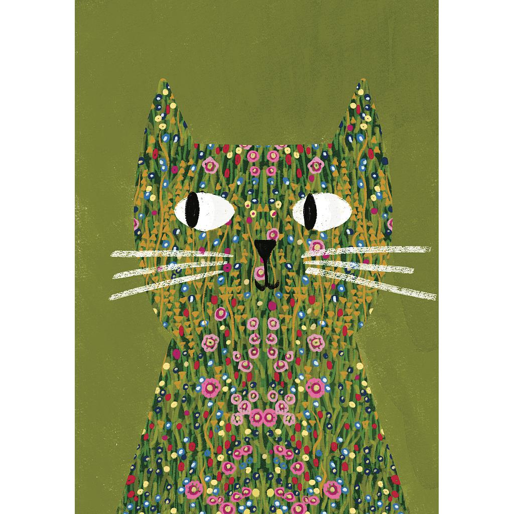 Card-Klimt Cat