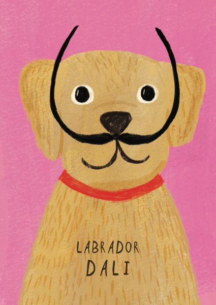 Card-Labrador Dali