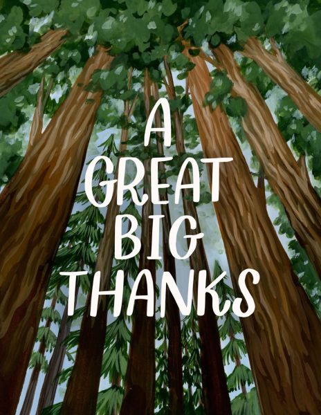 Card-Big Redwood Thanks