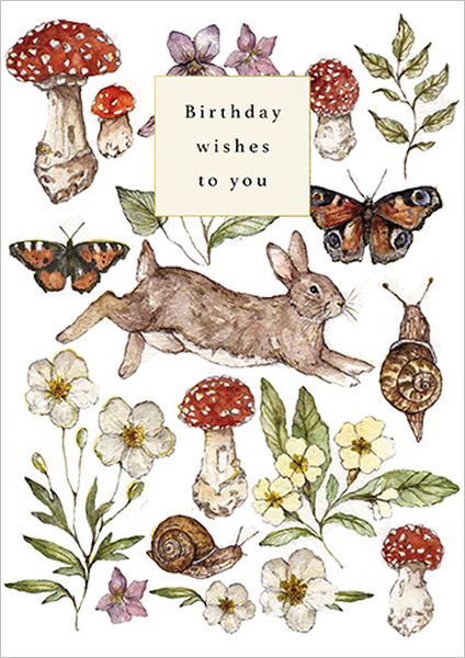 Foil Card-Birthday Flora